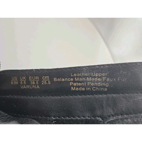 Naturalizer Varuna Black Leather Combat Lace Up Chunky Ankle Boots Women Sz 8.5 - Picture 8 of 8